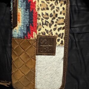STS Ranchwear Multicolor Patchwork Wallet